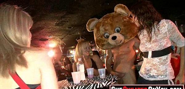  34 Nuts! Milfs go cock crazy at cfnm party19